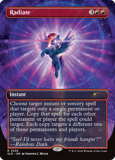 Radiate (Secret Lair - My Little Pony: Friendship is Magic) | Secret Lair Drops、Magic: The Gathering、kayou