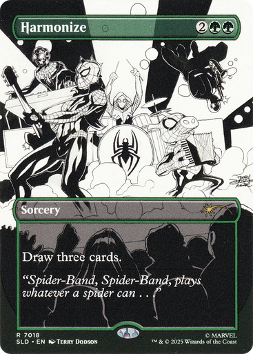 Harmonize (#7018) (Secret Lair - Marvel's Spider-Man: Bonus Cards) | Secret Lair Drops、Magic: The Gathering、kayou