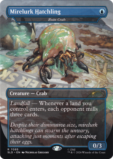 Ruin Crab Mirelurk Hatchling (Secret Lair - Fallout: Rad) | Secret Lair Drops、Magic: The Gathering、kayou