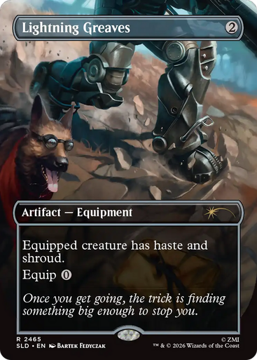 Lightning Greaves (Foil) (Secret Lair - Fallout: Greet the Dog) | Secret Lair Drops、Magic: The Gathering、kayou