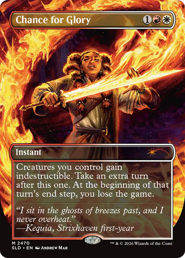 Chance for Glory (Foil) (Secret Lair - Omens of Chaos) | Secret Lair Drops、Magic: The Gathering、kayou