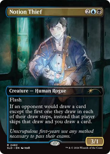 Notion Thief (Foil) (Secret Lair - Mahō Gakuin Seishun Hakusho) | Secret Lair Drops、Magic: The Gathering、kayou