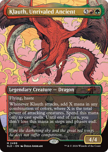 Klauth, Unrivaled Ancient (Foil) (Secret Lair - Dungeons & Dragons: Whispers In Candlekeep) | Secret Lair Drops、Magic: The Gathering、kayou