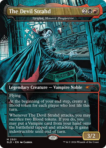 Strefan, Maurer Progenitor The Devil Strahd (Foil) (Secret Lair - Dungeons & Dragons: Strahd's Descent) | Secret Lair Drops、Magic: The Gathering、kayou