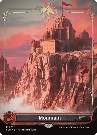 Mountain (Foil) (Secret Lair - Dungeons & Dragons: Lands of the Forgotten Realms) | Secret Lair Drops、Magic: The Gathering、kayou