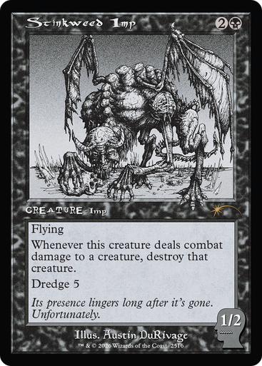 Stinkweed Imp (Foil) (Secret Lair - Brain Dead: New Earth Mentality) | Secret Lair Drops、Magic: The Gathering、kayou