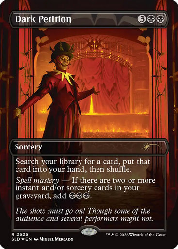 Dark Petition (Foil) (Secret Lair - Viva Las Rakdos) | Secret Lair Drops、Magic: The Gathering、kayou