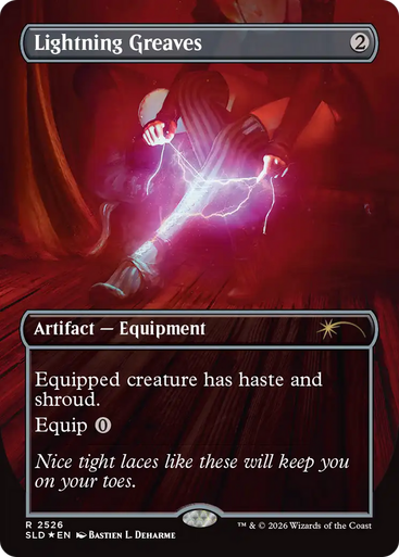 Lightning Greaves (Foil) (Secret Lair - Viva Las Rakdos) | Secret Lair Drops、Magic: The Gathering、kayou