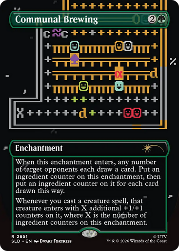 Communal Brewing (Foil) (Secret Lair - Dwarf Fortress: Create New World) | Secret Lair Drops、Magic: The Gathering、kayou