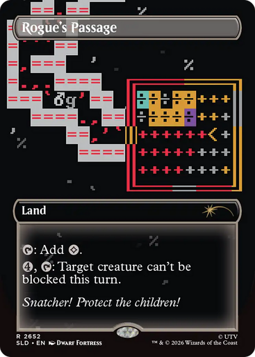 Rogue's Passage (Foil) (Secret Lair - Dwarf Fortress: Create New World) | Secret Lair Drops、Magic: The Gathering、kayou