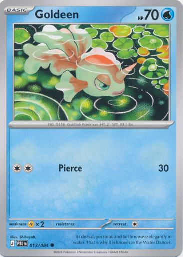 ME Pitch Black 013/084 Goldeen、Pokemon、kayou