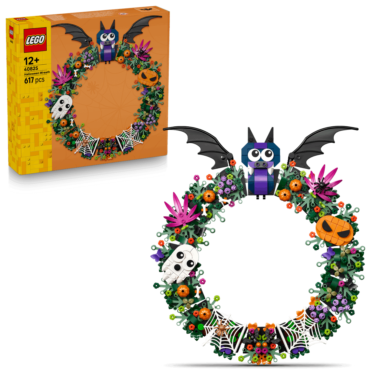 LEGO Halloween Wreath Decoration for Home 40825