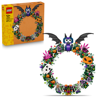 LEGO Halloween Wreath Decoration for Home 40825 view 2