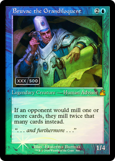 Bruvac the Grandiloquent (Retro Frame foil) - Serialized 460/500 | Ravnica Remastered、Magic: The Gathering、kayou