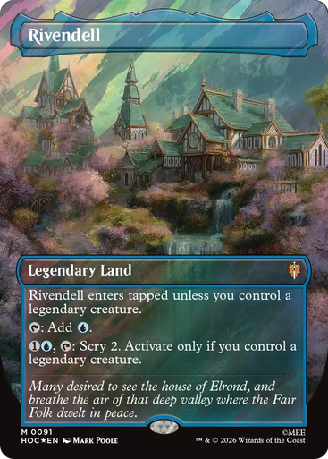 Rivendell (Borderless Art Surge Foil) | The Hobbit Commander、Magic: The Gathering、kayou