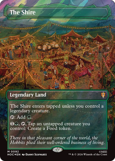 The Shire (Borderless Art Surge Foil) | The Hobbit Commander、Magic: The Gathering、kayou