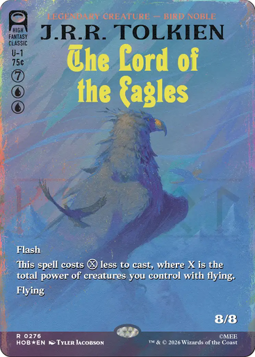 The Lord of the Eagles (Borderless Book Cover Surge Foil) | The Hobbit、Magic: The Gathering、kayou