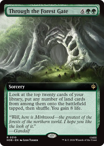 Through the Forest Gate (Extended Art) | The Hobbit、Magic: The Gathering、kayou