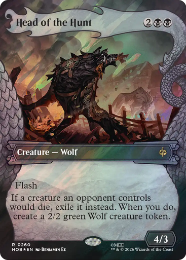 Head of the Hunt (Dragon Hoard Frame Surge Foil) | The Hobbit、Magic: The Gathering、kayou