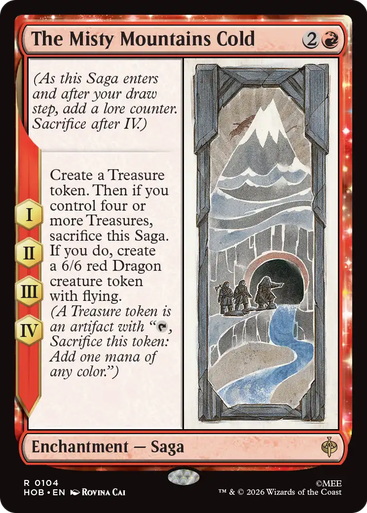 The Misty Mountains Cold (Foil) | The Hobbit、Magic: The Gathering、kayou