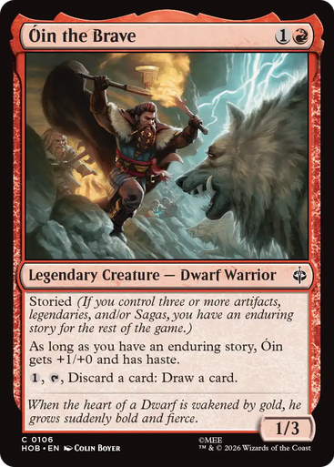 Óin the Brave (Foil) | The Hobbit、Magic: The Gathering、kayou