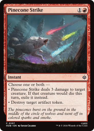 Pinecone Strike (Foil) | The Hobbit、Magic: The Gathering、kayou