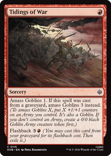Tidings of War (Foil) | The Hobbit、Magic: The Gathering、kayou