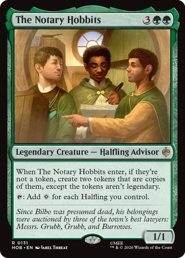 The Notary Hobbits (Foil) | The Hobbit、Magic: The Gathering、kayou