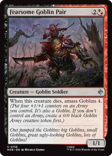 Fearsome Goblin Pair (Foil) | The Hobbit、Magic: The Gathering、kayou