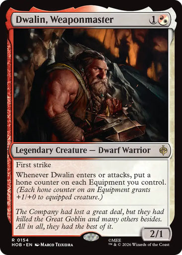 Dwalin, Weaponmaster (Foil) | The Hobbit、Magic: The Gathering、kayou