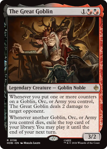 The Great Goblin (Foil) | The Hobbit、Magic: The Gathering、kayou