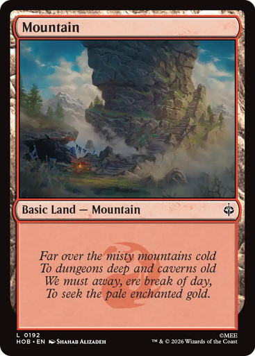 Mountain (Foil) | The Hobbit、Magic: The Gathering、kayou