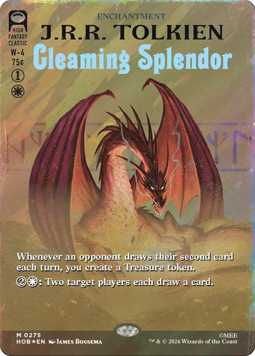 Gleaming Splendor (Borderless Book Cover Surge Foil) | The Hobbit、Magic: The Gathering、kayou
