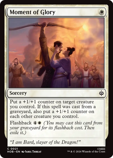 Moment of Glory (Foil) | The Hobbit、Magic: The Gathering、kayou
