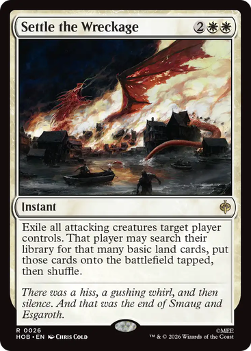Settle the Wreckage (Foil) | The Hobbit、Magic: The Gathering、kayou