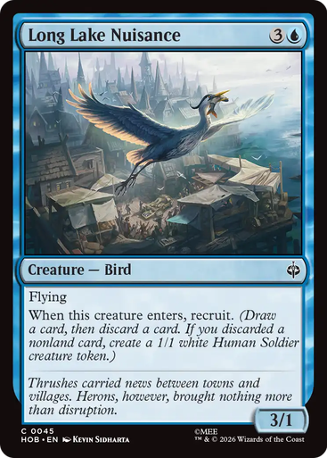Long Lake Nuisance (Foil) | The Hobbit、Magic: The Gathering、kayou