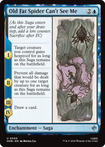 Old Fat Spider Can't See Me (Foil) | The Hobbit、Magic: The Gathering、kayou