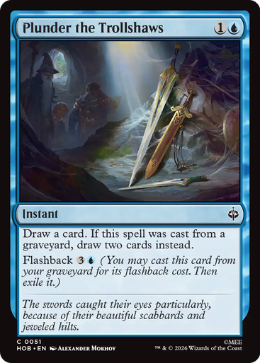 Plunder the Trollshaws (Foil) | The Hobbit、Magic: The Gathering、kayou