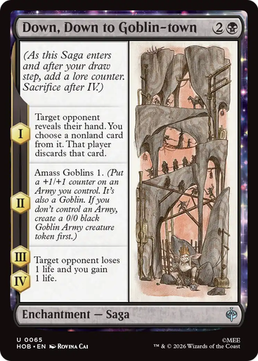 Down, Down to Goblin-town (Foil) | The Hobbit、Magic: The Gathering、kayou
