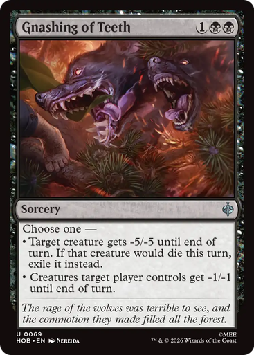 Gnashing of Teeth (Foil) | The Hobbit、Magic: The Gathering、kayou
