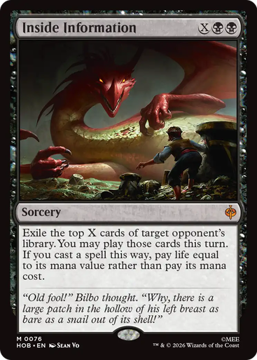 Inside Information (Foil) | The Hobbit、Magic: The Gathering、kayou