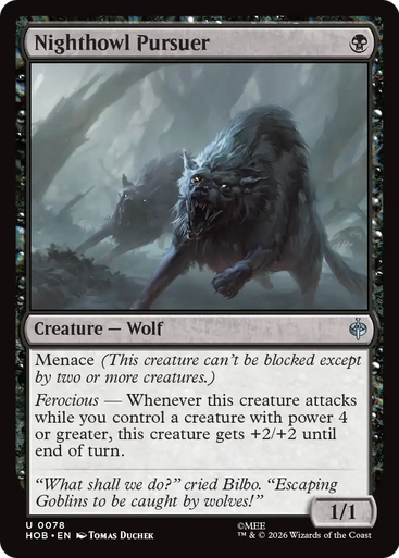 Nighthowl Pursuer (Foil) | The Hobbit、Magic: The Gathering、kayou