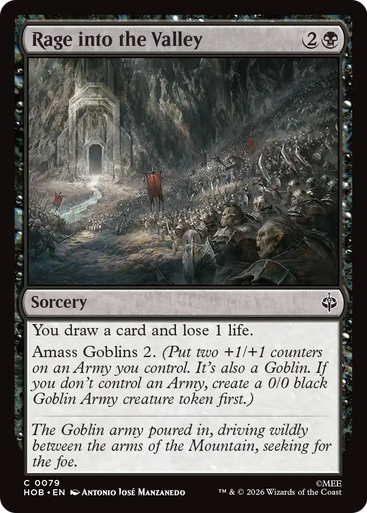 Rage into the Valley (Foil) | The Hobbit、Magic: The Gathering、kayou