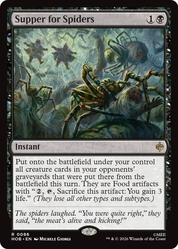 Supper for Spiders (Foil) | The Hobbit、Magic: The Gathering、kayou