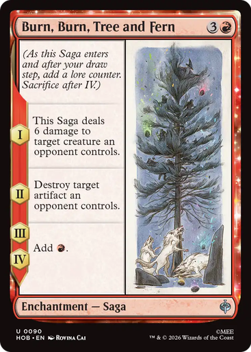 Burn, Burn, Tree and Fern (Foil) | The Hobbit、Magic: The Gathering、kayou