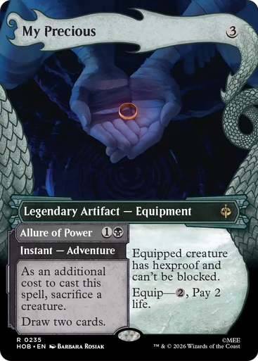My Precious // Allure of Power (Dragon Hoard Frame Foil) | The Hobbit、Magic: The Gathering、kayou
