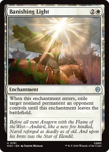 Banishing Light | The Hobbit Commander、Magic: The Gathering、kayou