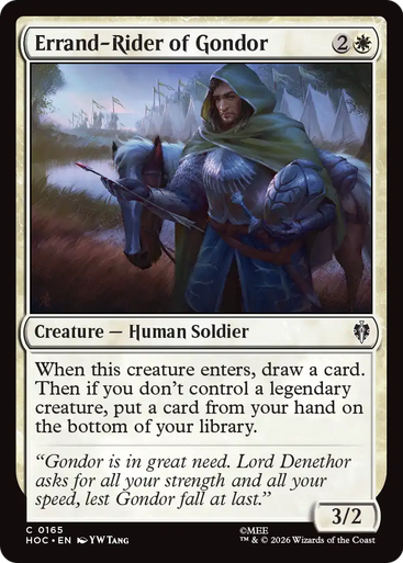 Errand-Rider of Gondor | The Hobbit Commander、Magic: The Gathering、kayou