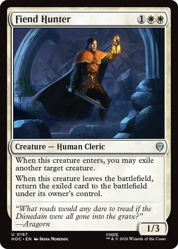 Fiend Hunter | The Hobbit Commander、Magic: The Gathering、kayou