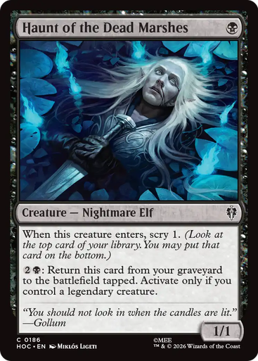 Haunt of the Dead Marshes | The Hobbit Commander、Magic: The Gathering、kayou